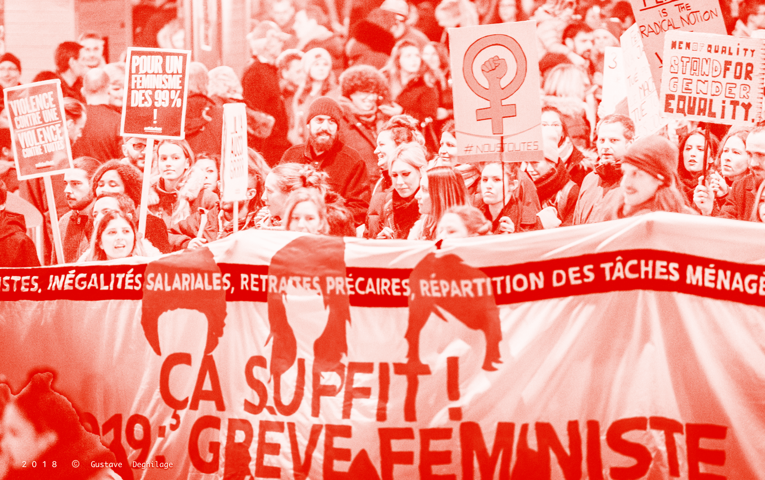 Manifestation contre les violences sexistes, Lausanne, novembre 2018