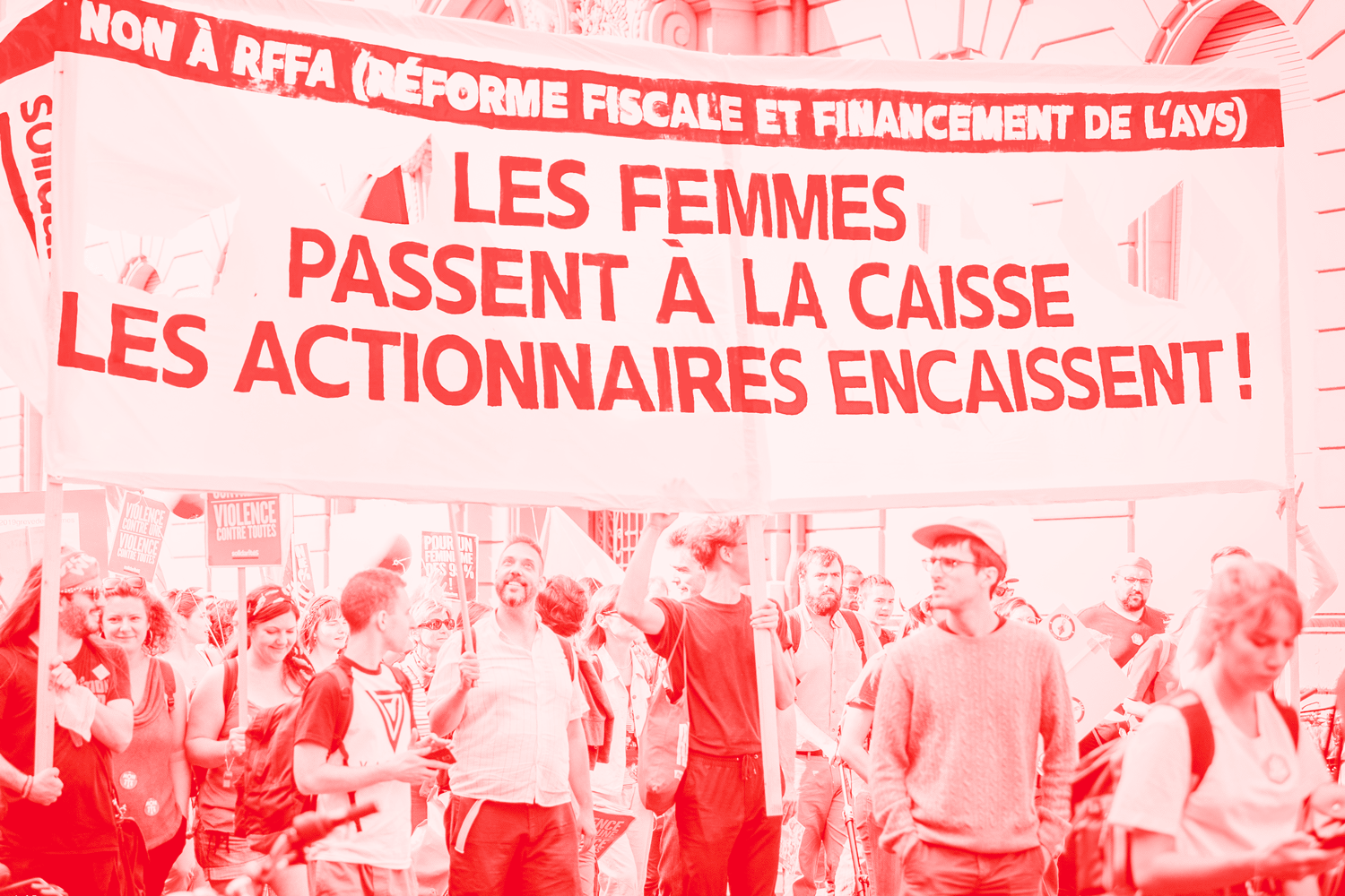 Manifestation pour l’égalité, Berne, septembre 2018.