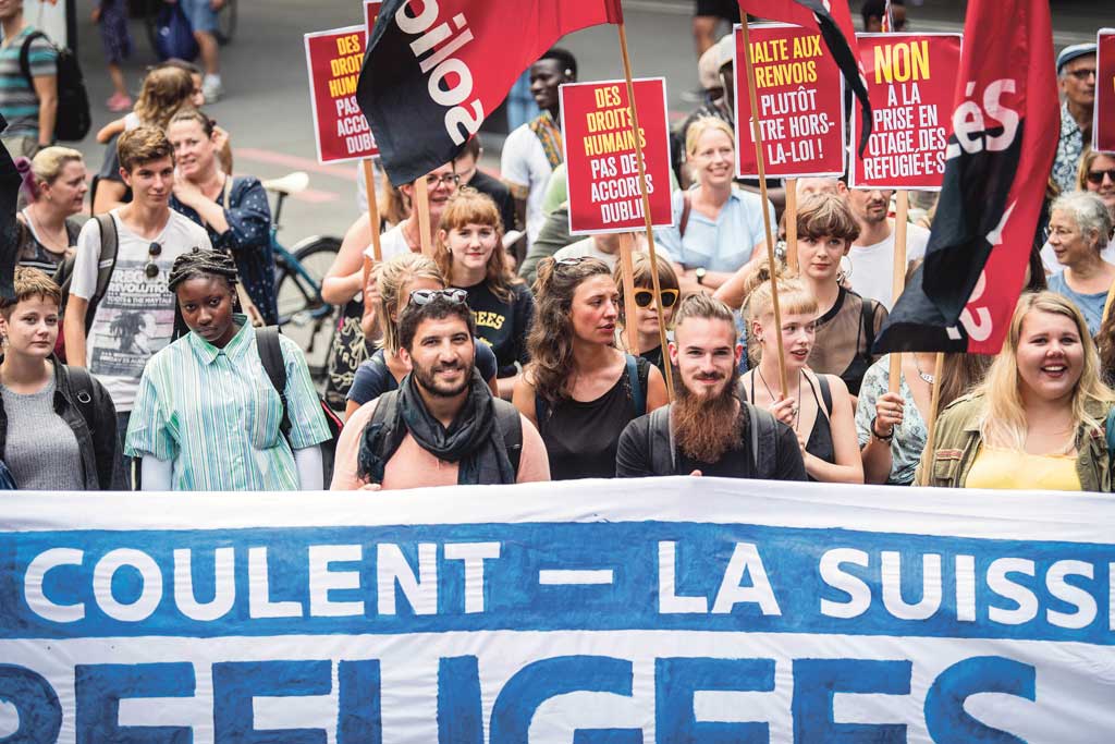 Manifestation contre les renvois Dubli