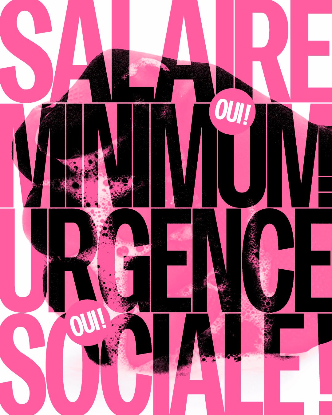 Visuel de la campagne Ensemble à Gauche Vaud pour un salaire minimum
